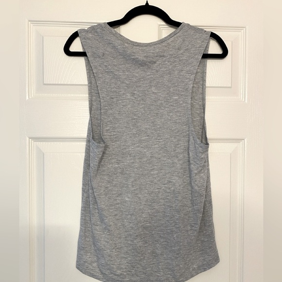Pure Barre Heather Gray Muscle Tee - Picture 2 of 3